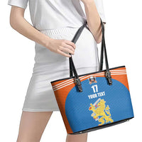 Netherlands Field Hockey Custom Leather Tote Bag Sporty Style