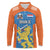 Netherlands Field Hockey Custom Long Sleeve Polo Shirt Sporty Style