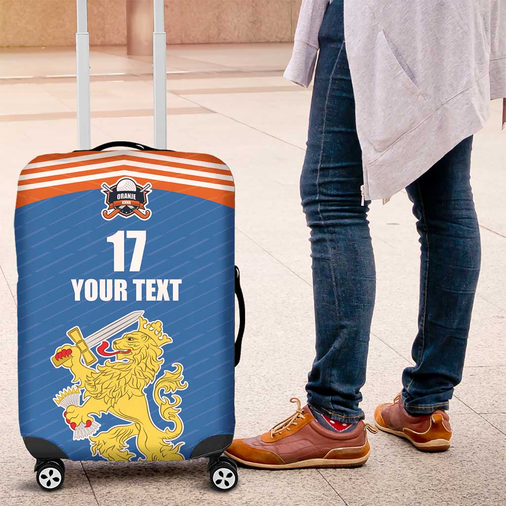 Netherlands Field Hockey Custom Luggage Cover Sporty Style
