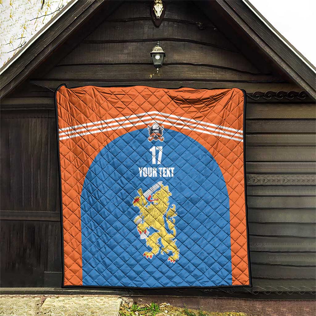 Netherlands Field Hockey Custom Quilt Sporty Style
