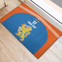 Netherlands Field Hockey Custom Rubber Doormat Sporty Style