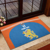 Netherlands Field Hockey Custom Rubber Doormat Sporty Style