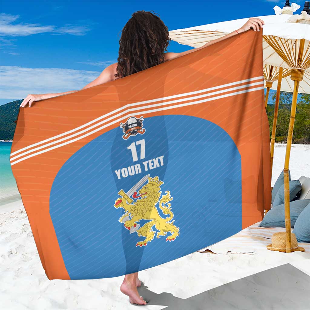 Netherlands Field Hockey Custom Sarong Sporty Style