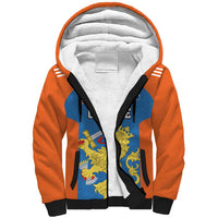 Netherlands Field Hockey Custom Sherpa Hoodie Sporty Style