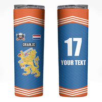 Netherlands Field Hockey Custom Skinny Tumbler Sporty Style
