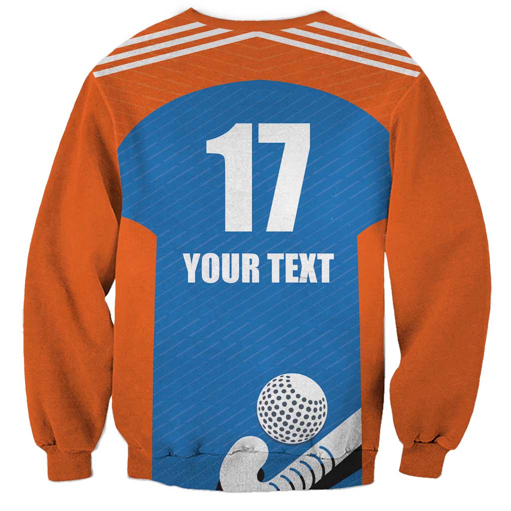 Netherlands Field Hockey Custom Sweatshirt Sporty Style