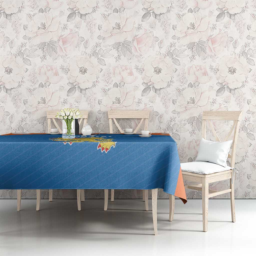 Netherlands Field Hockey Custom Tablecloth Sporty Style