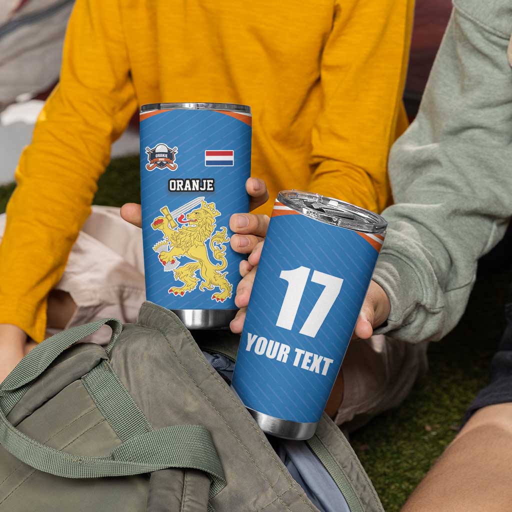 Netherlands Field Hockey Custom Tumbler Cup Sporty Style