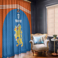 Netherlands Field Hockey Custom Window Curtain Sporty Style