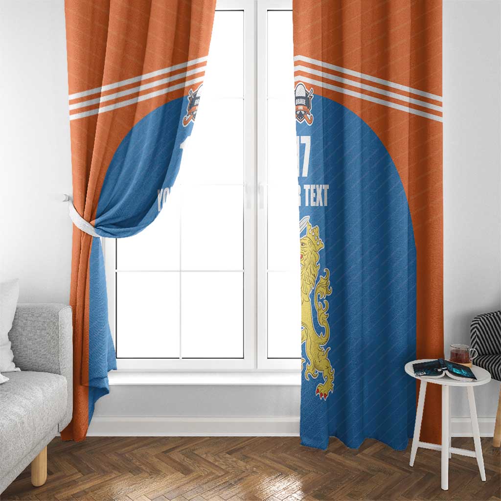 Netherlands Field Hockey Custom Window Curtain Sporty Style
