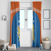 Netherlands Field Hockey Custom Window Curtain Sporty Style
