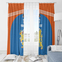 Netherlands Field Hockey Custom Window Curtain Sporty Style