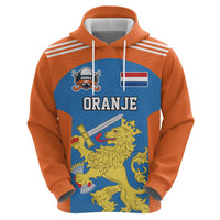 Netherlands Field Hockey Custom Zip Hoodie Sporty Style