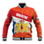 Netherlands Drenthe Province Personalized Baseball Jacket Flag of Drenthe