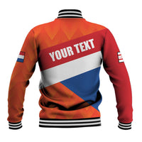Netherlands Drenthe Province Personalized Baseball Jacket Flag of Drenthe