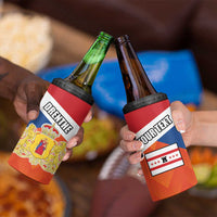 Netherlands Coat of arms of Drenthe Personalized 4 in 1 Can Cooler Tumbler Flag of Drenthe