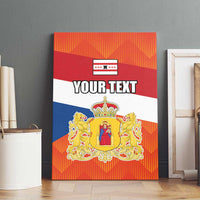 Netherlands Drenthe Province Personalized Canvas Wall Art Flag of Drenthe