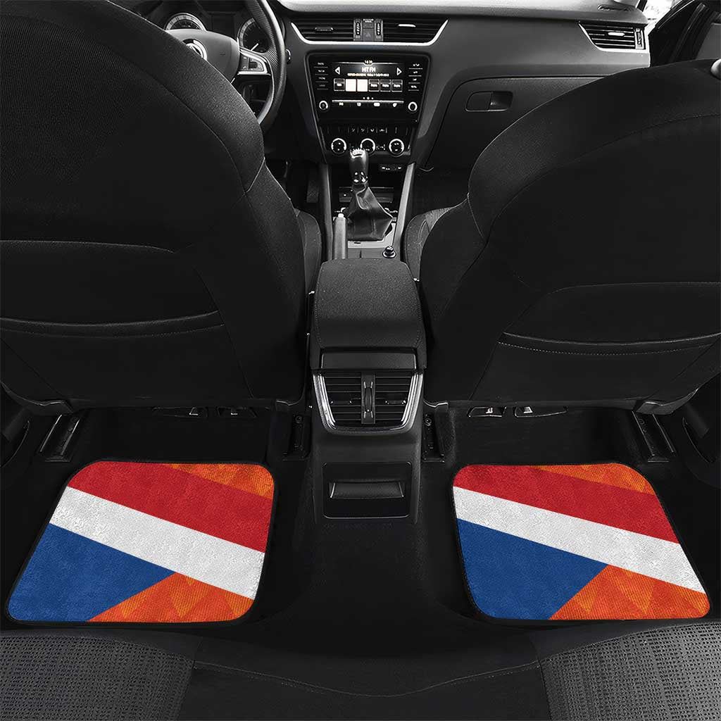 Netherlands Drenthe Province Personalized Car Mats Flag of Drenthe