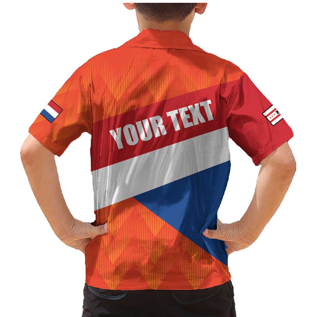 Netherlands Drenthe Province Personalized Family Matching Mermaid Dress and Hawaiian Shirt Flag of Drenthe