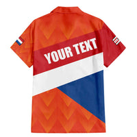 Netherlands Drenthe Province Personalized Family Matching Mermaid Dress and Hawaiian Shirt Flag of Drenthe