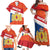 Netherlands Drenthe Province Personalized Family Matching Off Shoulder Maxi Dress and Hawaiian Shirt Flag of Drenthe