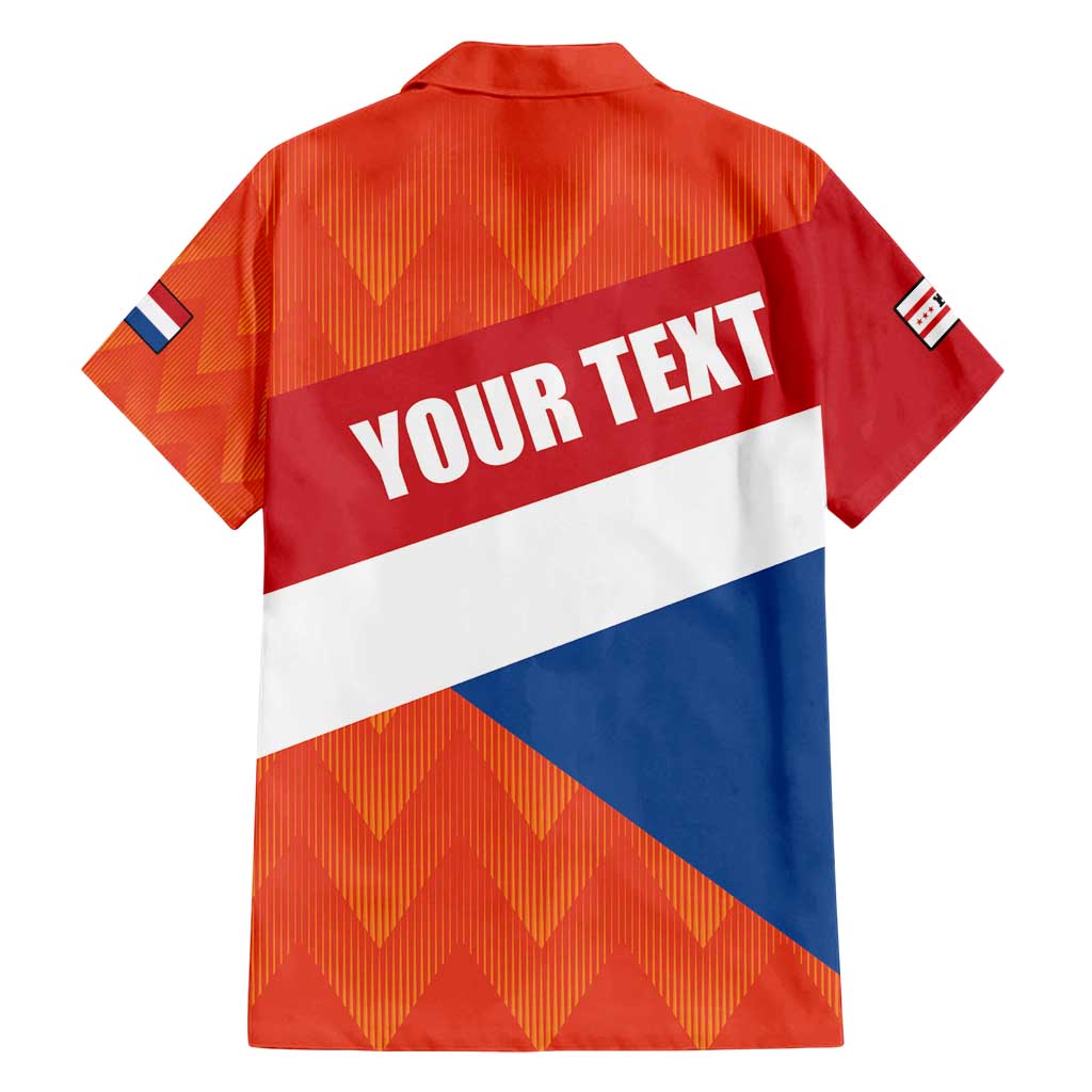 Netherlands Drenthe Province Personalized Family Matching Tank Maxi Dress and Hawaiian Shirt Flag of Drenthe