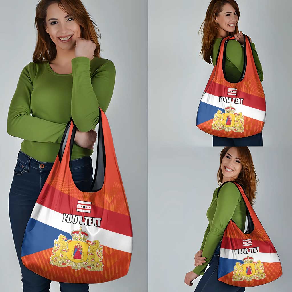 Netherlands Drenthe Province Personalized Grocery Bag Flag of Drenthe