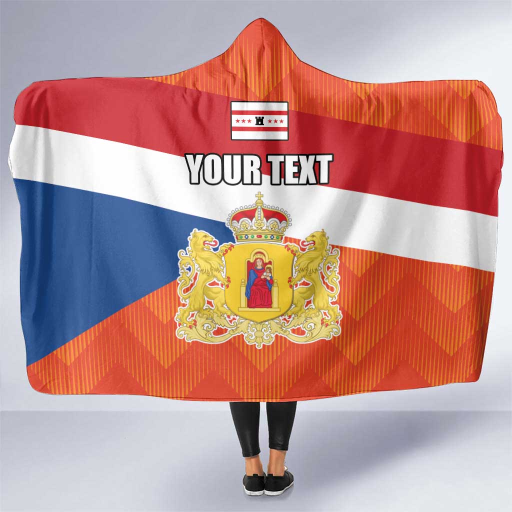 Netherlands Drenthe Province Personalized Hooded Blanket Flag of Drenthe