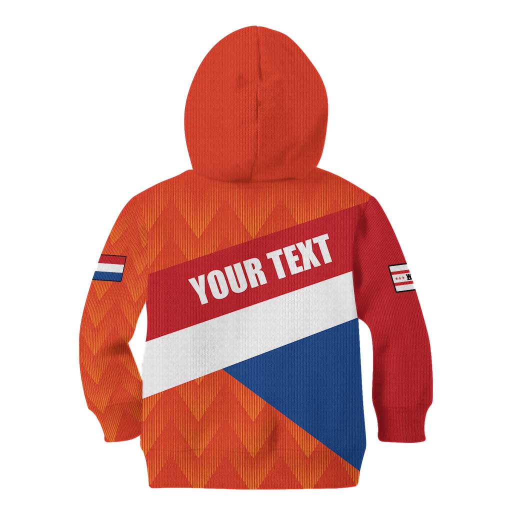 Netherlands Drenthe Province Personalized Kid Hoodie Flag of Drenthe