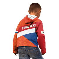 Netherlands Drenthe Province Personalized Kid Hoodie Flag of Drenthe