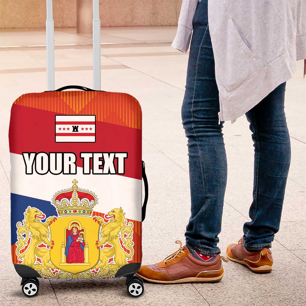 Netherlands Drenthe Province Personalized Luggage Cover Flag of Drenthe