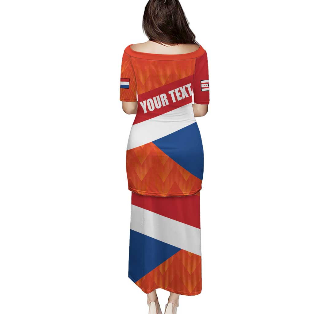 Netherlands Drenthe Province Personalized Puletasi Flag of Drenthe