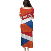 Netherlands Drenthe Province Personalized Puletasi Flag of Drenthe