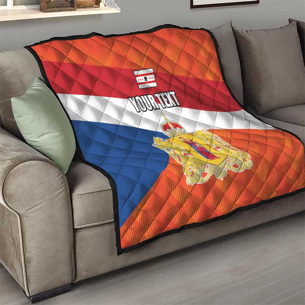 Netherlands Drenthe Province Personalized Quilt Flag of Drenthe