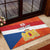 Netherlands Drenthe Province Personalized Rubber Doormat Flag of Drenthe