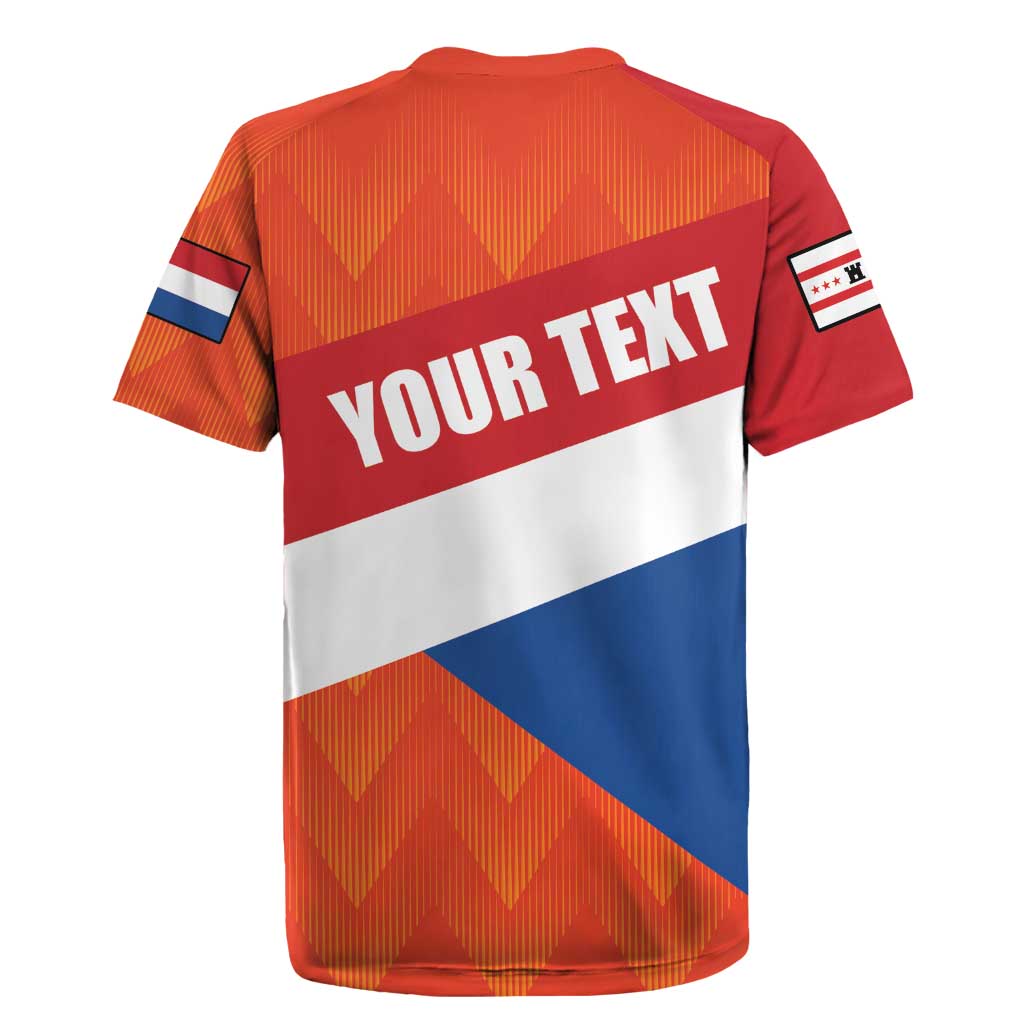 Netherlands Drenthe Province Personalized Rugby Jersey Flag of Drenthe