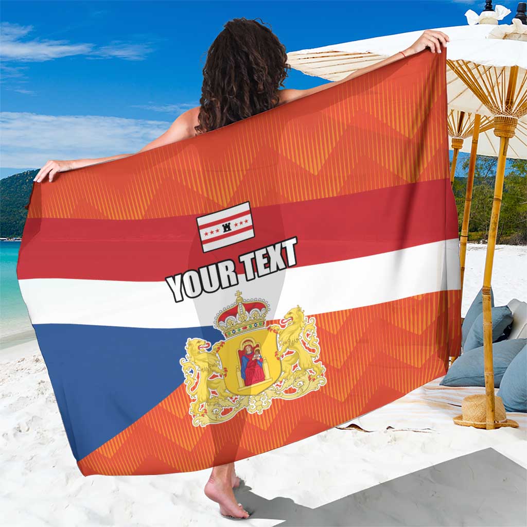 Netherlands Drenthe Province Personalized Sarong Flag of Drenthe