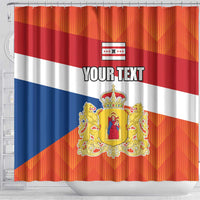 Netherlands Drenthe Province Personalized Shower Curtain Flag of Drenthe