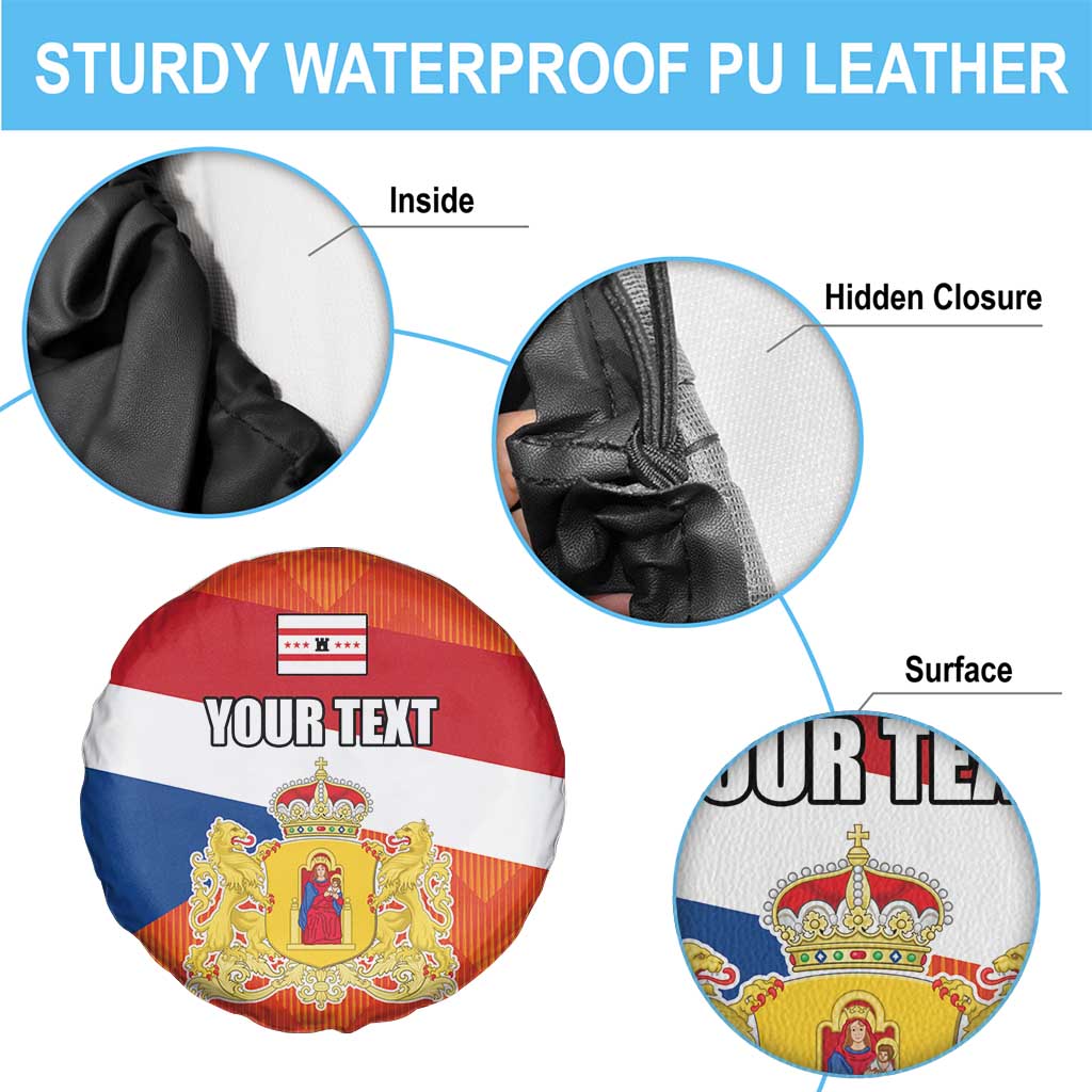 Netherlands Drenthe Province Personalized Spare Tire Cover Flag of Drenthe