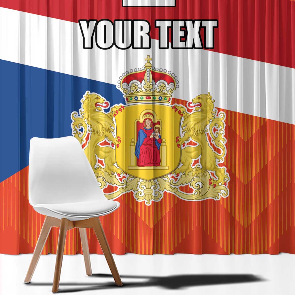 Netherlands Drenthe Province Personalized Window Curtain Flag of Drenthe