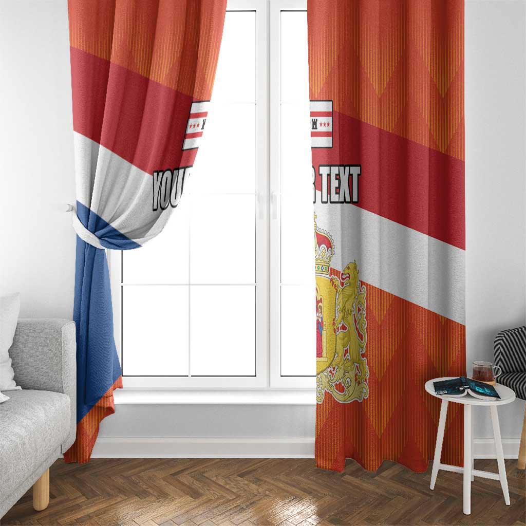 Netherlands Drenthe Province Personalized Window Curtain Flag of Drenthe