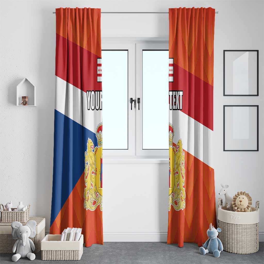 Netherlands Drenthe Province Personalized Window Curtain Flag of Drenthe