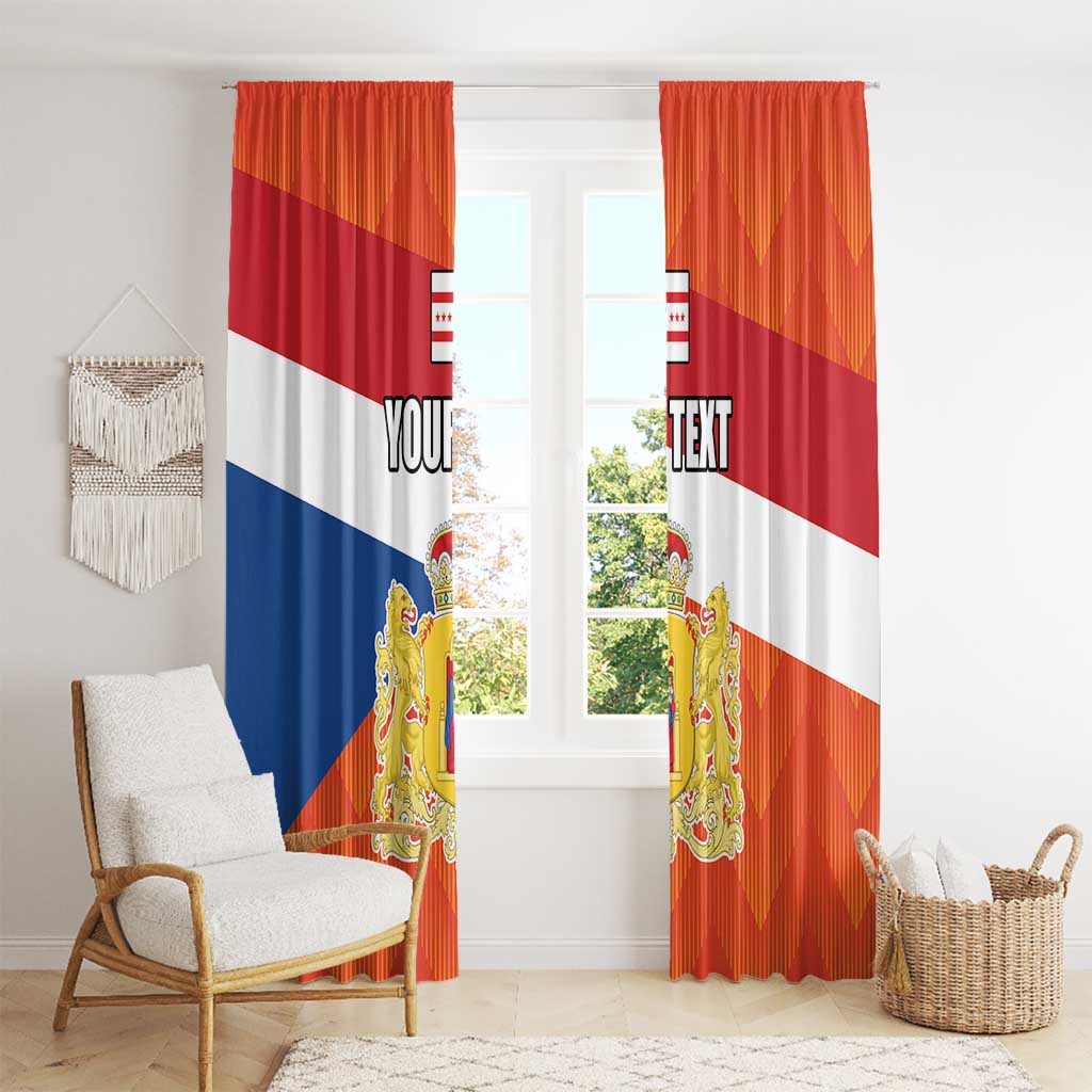 Netherlands Drenthe Province Personalized Window Curtain Flag of Drenthe