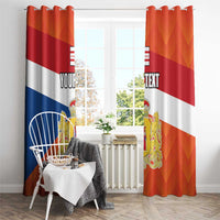 Netherlands Drenthe Province Personalized Window Curtain Flag of Drenthe
