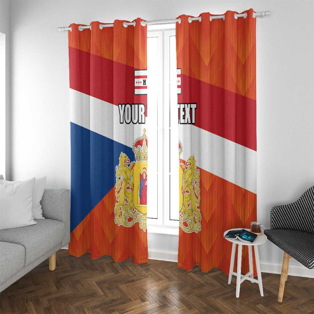 Netherlands Drenthe Province Personalized Window Curtain Flag of Drenthe