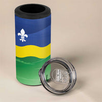 Netherlands Flevoland 4 in 1 Can Cooler Tumbler Flag Style