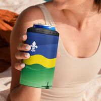 Netherlands Flevoland 4 in 1 Can Cooler Tumbler Flag Style