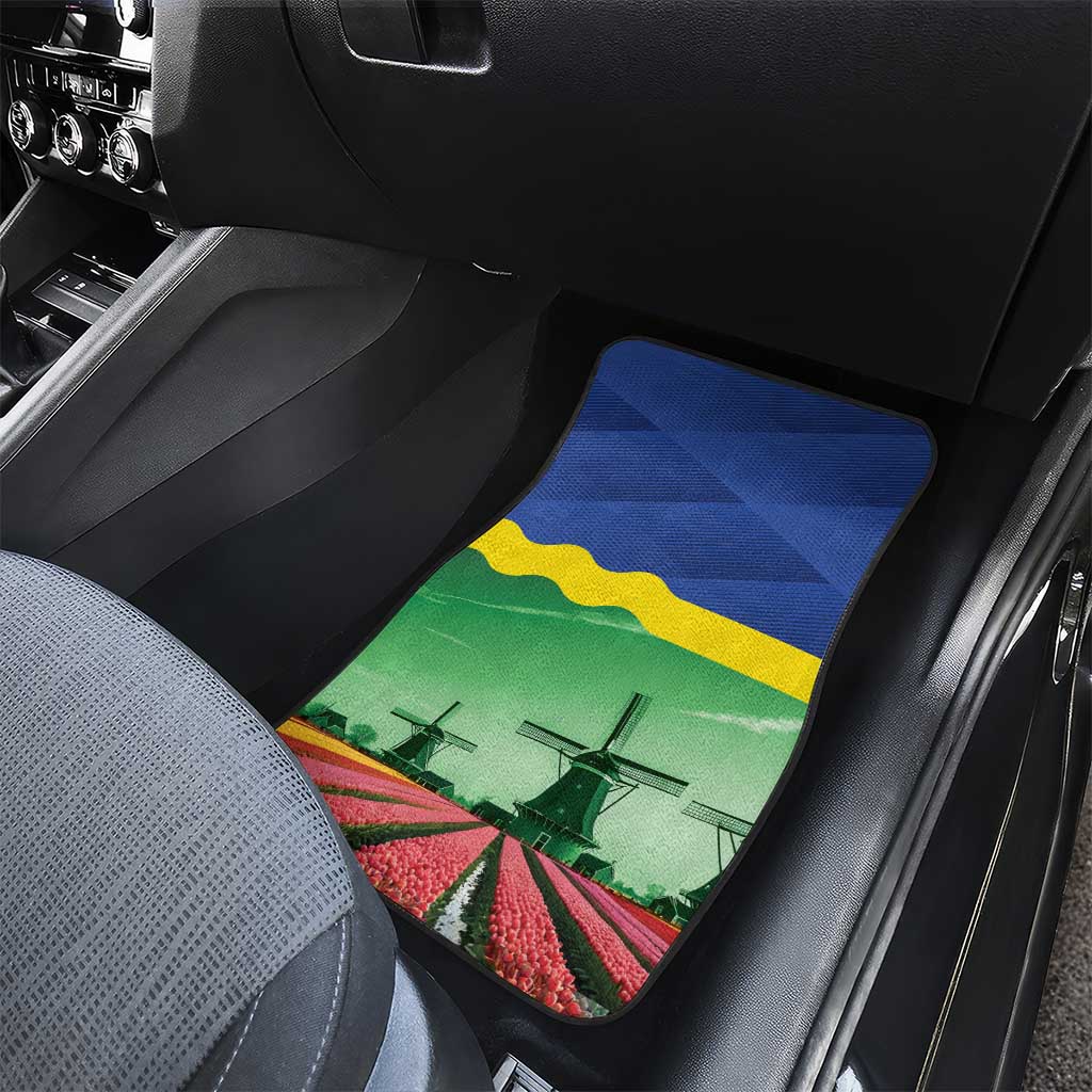 Netherlands Flevoland Province Car Mats Flag Style