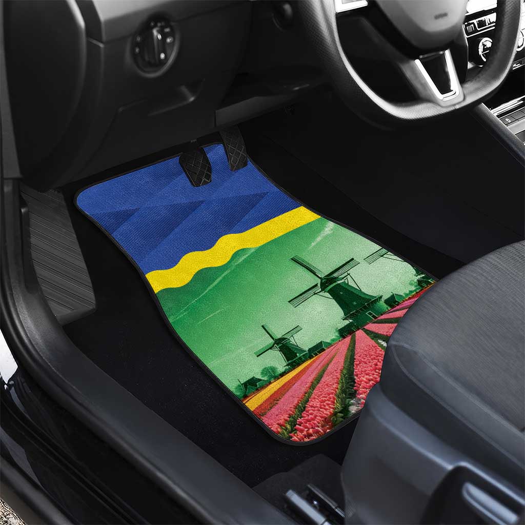 Netherlands Flevoland Province Car Mats Flag Style