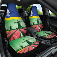 Netherlands Flevoland Province Car Seat Cover Flag Style
